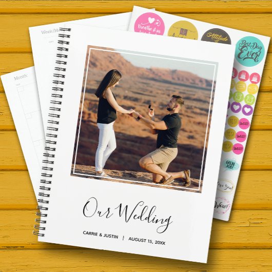 Elegantes Foto Hochzeit Planer