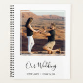 Elegantes Foto Hochzeit Planer (Vorderseite)