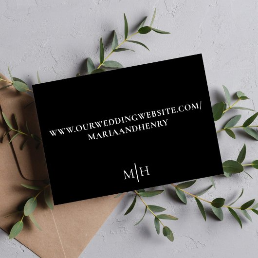 Elegantes Foto Hochzeit RSVP Qr Code