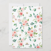 Elegantes Foto Hochzeit Tischnummer (Rückseite)