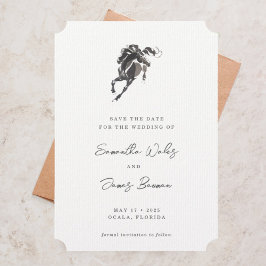 Elegantes Foto Hochzeit Watercolor Save The Date