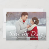 Elegantes Foto Hochzeiten speichern das Datum Save The Date (Vorderseite)