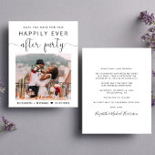 Elegantes Foto Hochzeitsempfang Save the Date