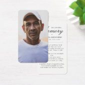 Elegantes Foto im Love Memory Beileid Gebet (Schreibtisch)