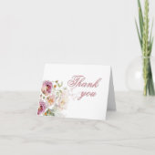 Elegantes Foto, jedes Jahr zum Geburtstag Dankeskarte (Vorderseite)