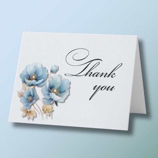 Elegantes Foto, jedes Jahr zum Geburtstag Dankeskarte