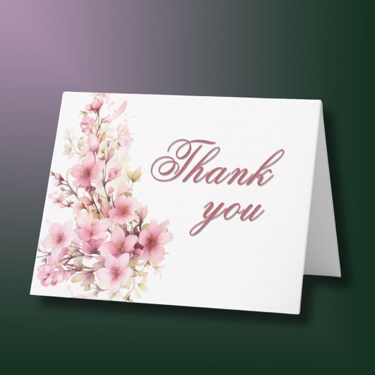 Elegantes Foto, jedes Jahr zum Geburtstag Dankeskarte