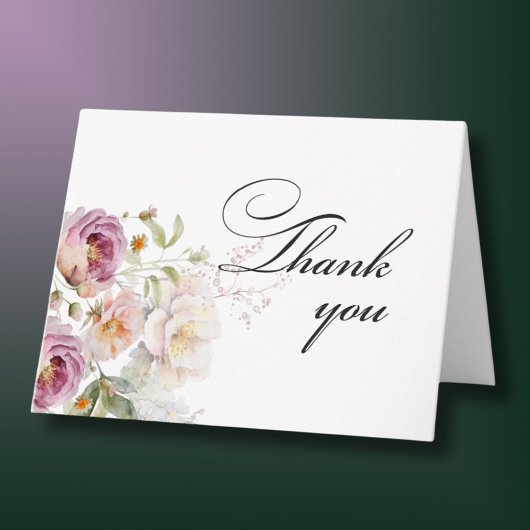 Elegantes Foto, jedes Jahr zum Geburtstag Dankeskarte