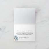 Elegantes Foto, jedes Jahr zum Geburtstag Dankeskarte (Innenseite)