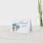 Elegantes Foto, jedes Jahr zum Geburtstag Dankeskarte (Vorderseite)