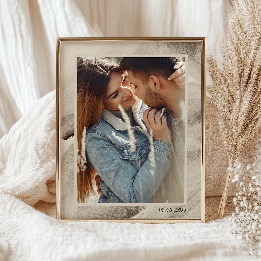 Elegantes Foto mit Abstrakten Kunstrahmen Poster