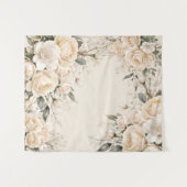 Elegantes Foto mit Aquarellfarben Wandteppich (Vorderseite (Horizontal))