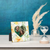 Elegantes Foto mit gelben Aquarellfarben Fotoplatte (InSitu)