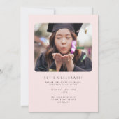 Elegantes Foto mit Goldenem Bogenschießen Rosa Abs Ankündigung (Rückseite)