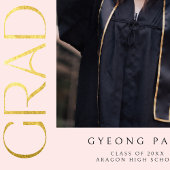 Elegantes Foto mit Goldenem Bogenschießen Rosa Abs Ankündigung