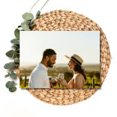 Elegantes Foto mit sonnigen Gratisgetränken Save The Date