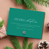 Elegantes Foto Moderne frohe Weihnachten