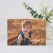 Elegantes Foto nach Maß "Happy Fall" (Stehend Vorderseite)