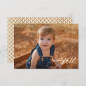 Elegantes Foto nach Maß "Happy Fall" (Vorne/Hinten)