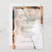 Elegantes Foto Overlay | Hochzeit Einladung (Vorderseite)