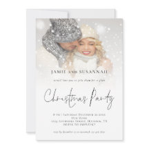 Elegantes Foto Overlay Skript Weihnachts-Party
