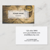 Elegantes Foto-Overlay| Tour Guide Visitenkarte (Vorne/Hinten)