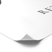 Elegantes Foto Overlay Willkommen im Party für die Poster (Ecke)