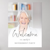 Elegantes Foto Overlay Willkommen im Party für die Poster (Vorne)