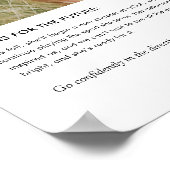 Elegantes Foto-Poster für Senior Year Poster (Ecke)