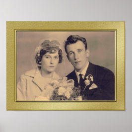 Elegantes Foto-Poster mit feinem Rahmen Poster