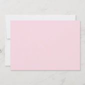 Elegantes Foto Rosa Quinceanera Save the Date (Rückseite)