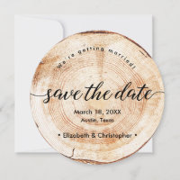 Elegantes Foto Save the Date Einzigartige Natur in