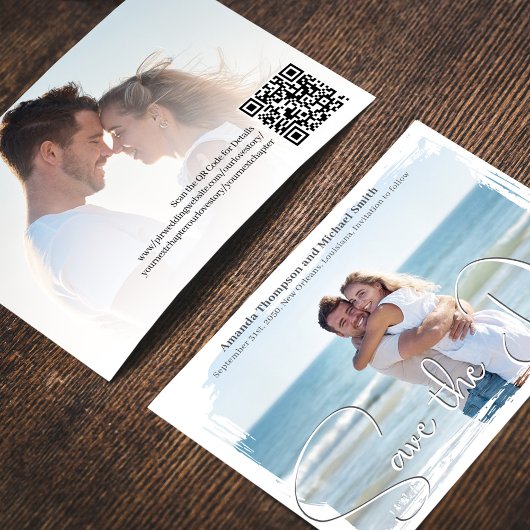 Elegantes Foto Save the Date SkriptWedding