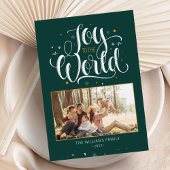 Elegantes Foto und Name Weihnachten