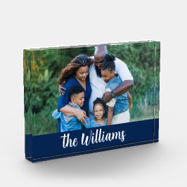 Elegantes Foto und Unterschrift