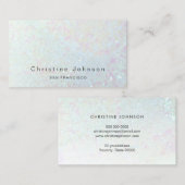 elegantes Foto Visitenkarte (Vorne/Hinten)