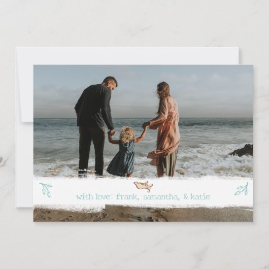 Elegantes Foto Weihnachten (Vorderseite)