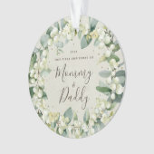 Elegantes Foto zu Weihnachten als Eltern Ornament (Vorderseite)