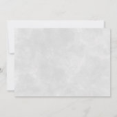 Elegantes Foto zur Beerdigung des Lebens Einladung (Rückseite)