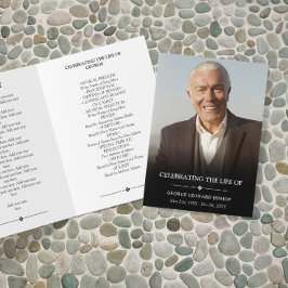 Elegantes Foto zur Beerdigung des Lebens Programm