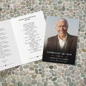 Elegantes Foto zur Beerdigung des Lebens Programm