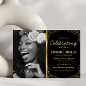 Elegantes Foto zur Beerdigung Einladung