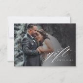 Elegantes Fotografie-Geschenkgutschein (Vorderseite)