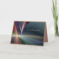 Elegantes Fraktal Pastel Rainbow Color Design