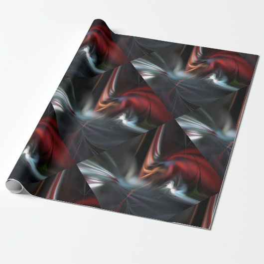 Elegantes Fraktal-Wrapping-Papier Geschenkpapier (Ungerollt)