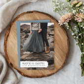 Elegantes Frame-Foto-Overlay Save the Date