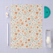 Elegantes französisches Blumenmuster im Shabby Chi Seidenpapier (Handwerk)