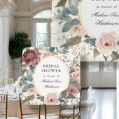 Elegantes französisches Brautparty Rechteckiger Pappuntersetzer