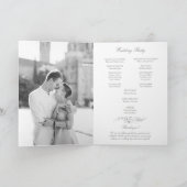 Elegantes französisches Rokoko-Floral-Programm Programm (Innenseite)