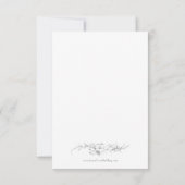 Elegantes französisches Rokoko Frame Foto Save The Date (Rückseite)